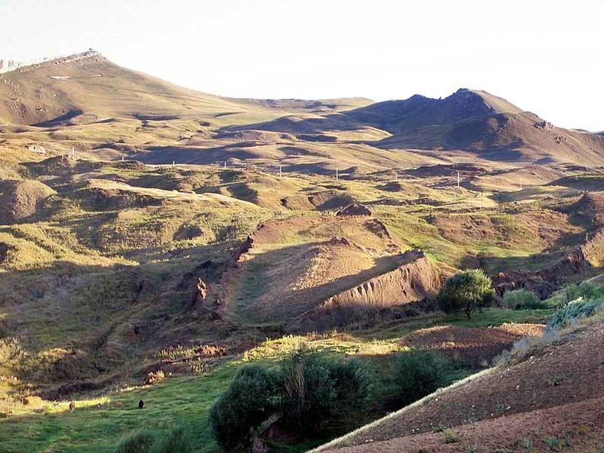 Arca de Noé en la montaña Ararat