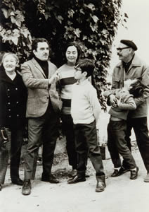 Relación familiar: Gabriel García Márquez con hijos