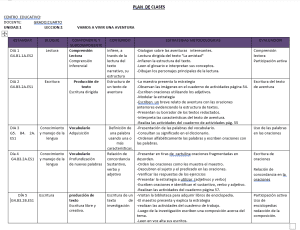 como elaborar una planeacion didactica para cuarto grado en el primer bimestre