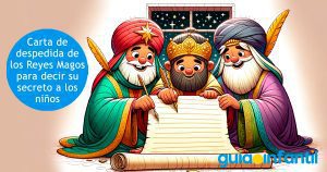 como escribir una carta de despedida de los reyes magos a un nino