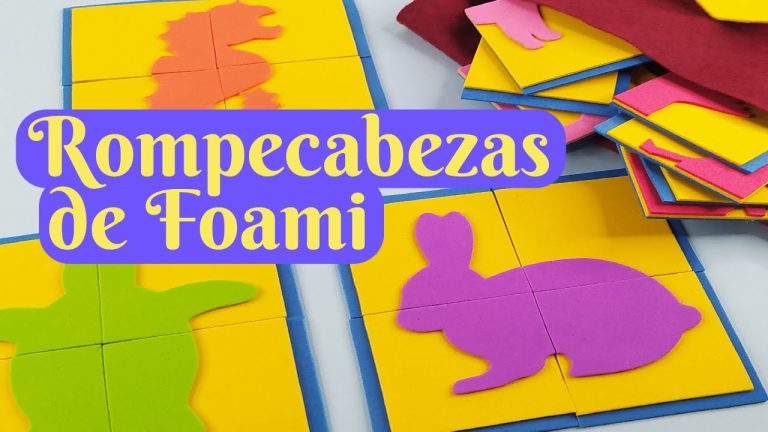 Cómo hacer un puzzle de dos piezas para niños fácilmente 24 Cómo hacer un puzzle de dos piezas para niños fácilmente