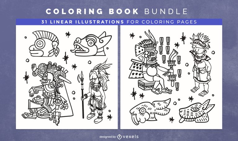 Cómo puedo encontrar dibujos para colorear de dioses aztecas