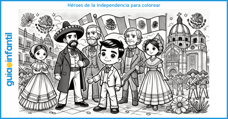 Dónde encontrar dibujos para colorear de héroes de México 5 Dónde encontrar dibujos para colorear de héroes de México