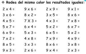 multiplicaciones
