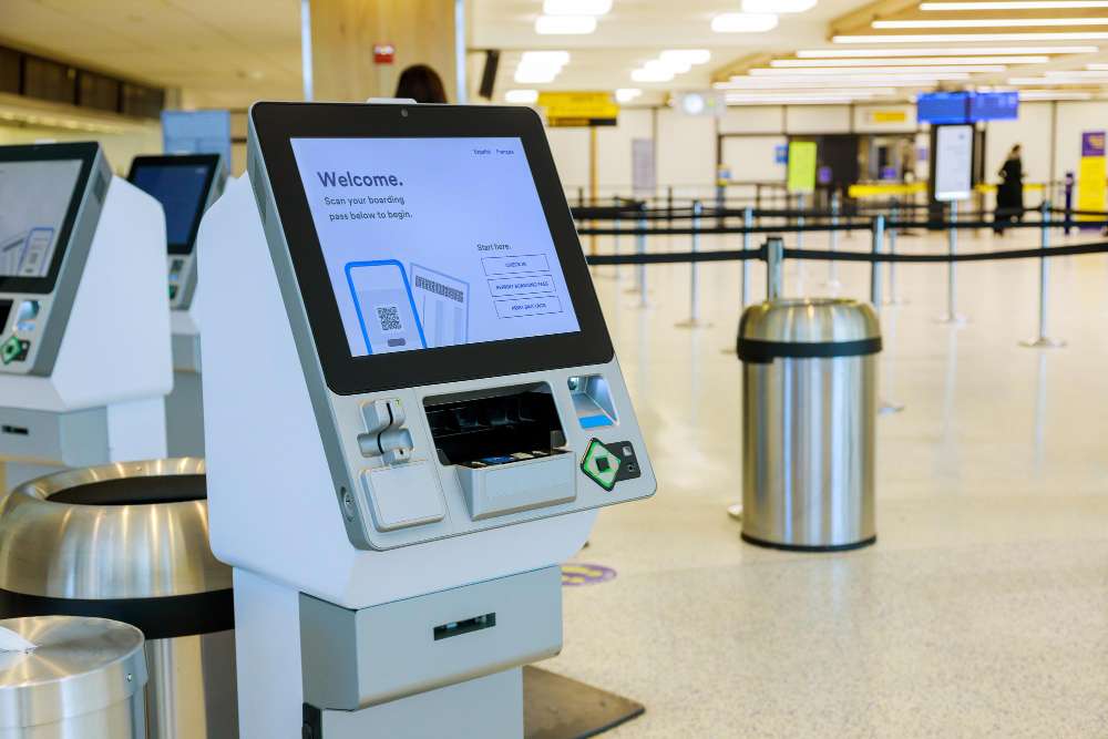 proceso de check in en aeropuerto
