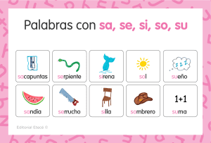 que palabras en espanol contienen la secuencia ya
